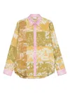 Pierre-louis Mascia Aloe Shirt In Yellow