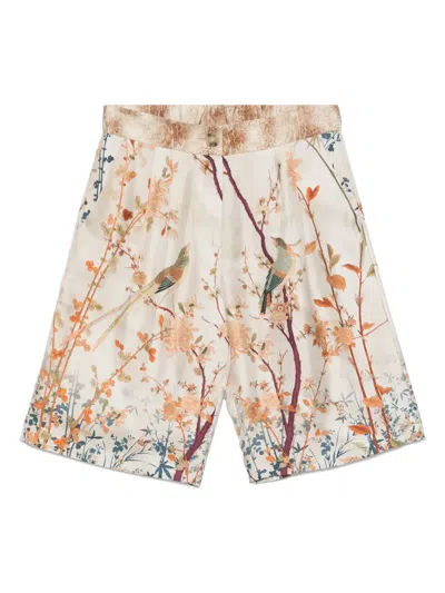 Pierre-louis Mascia Aloe Shorts In Neutrals