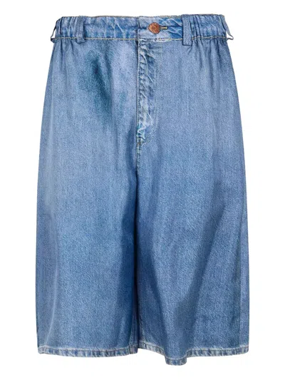 PIERRE-LOUIS MASCIA "ALOE" SHORTS TROUSERS,ALOE.S.12571 515549 DENIM