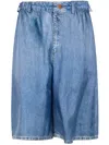 Pierre-louis Mascia Denim Shorts With Belt Loops In Blue