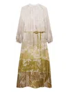 Pierre-louis Mascia Aloe Silk Maxi Dress In Multi