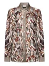 Pierre-louis Mascia Aloe Silk Shirt In Multi