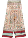 Pierre-louis Mascia Aloe Silk Trousers In ニュートラル