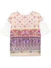 Pierre-louis Mascia Aloe Floral Print T-shirt In Neutral