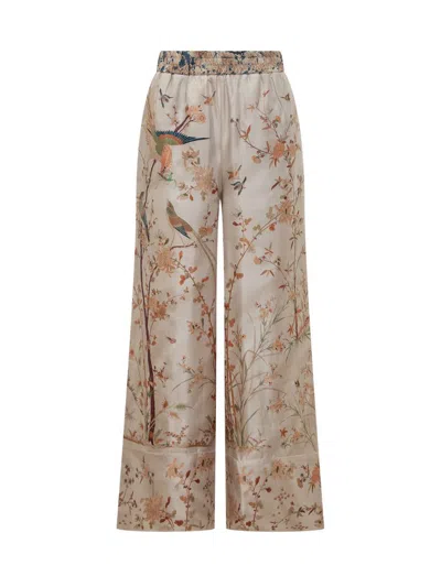 Pierre-louis Mascia Aloe Trousers In Beige