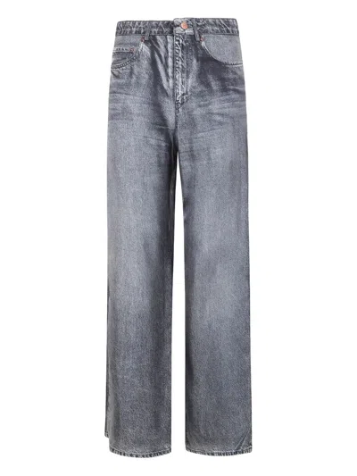 Pierre-louis Mascia Casual Pants With Belt Loops In Gray