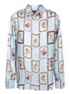 Pierre-louis Mascia Aloegotss Multicolor Blue Shirt In Blue