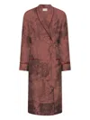 Pierre-louis Mascia Aloegum Robe In Brown