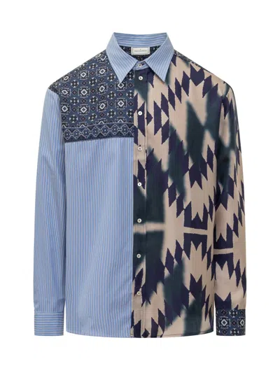 Pierre-louis Mascia Aloes Thomas Ls Shirt In Blue