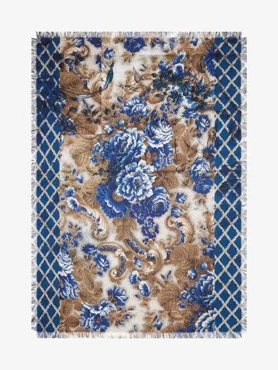 Pierre-louis Mascia Aloeuw Floral Geometric Shawl In Multi