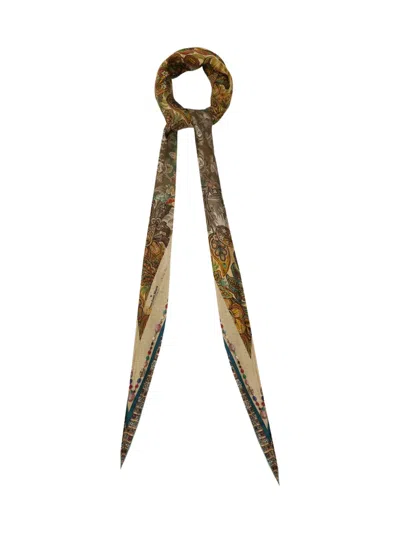 Pierre-louis Mascia Aloeuw Floral Paisley Silk Scarf In Multi