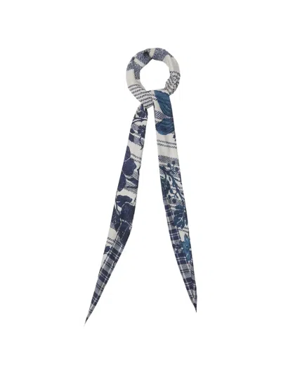 Pierre-louis Mascia Aloeuw Floral-print Scarf In Blue