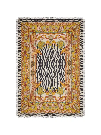 Pierre-louis Mascia Aloeuw Floral-print Scarf In Multi