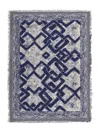 Pierre-louis Mascia Aloeuw Geometric-pattern Fringed Scarf In Multi