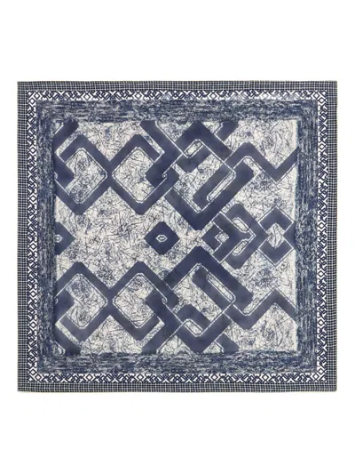 PIERRE-LOUIS MASCIA ALOEUW GEOMETRIC-PATTERN SCARF