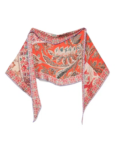 Pierre-louis Mascia Aloeuw Scarf In Red
