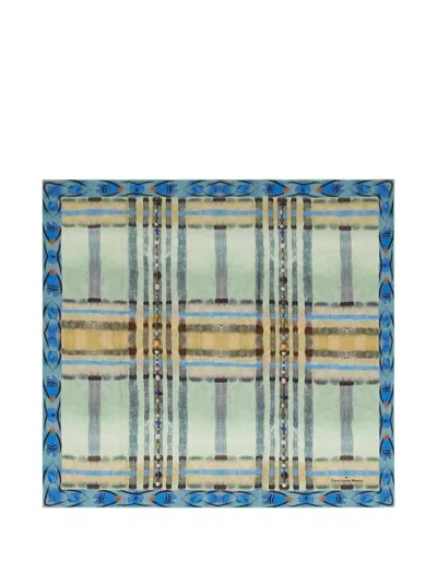 Pierre-louis Mascia Aloeuw Silk Bandana Scarf In Multi