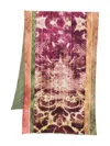 Pierre-louis Mascia Aloewon Damask-pattern Scarf In Neutral