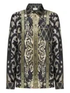 Pierre-louis Mascia Baroque-print Silk Shirt In Multi