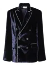 Pierre-louis Mascia Pierre Louis Mascia Double Breasted Jacket In Blue