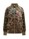 Pierre-louis Mascia Pierre Louis Mascia Printed Silk Blend Bomber Jacket In Multi