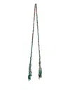 Pierre-louis Mascia Braided Tassel Belt In Green