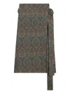 Pierre-louis Mascia Cakesc4 Printed Wool Midi Skirt In Multi