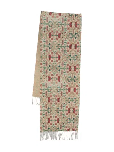 Pierre-louis Mascia Cashmere-blend Scarf In Brown