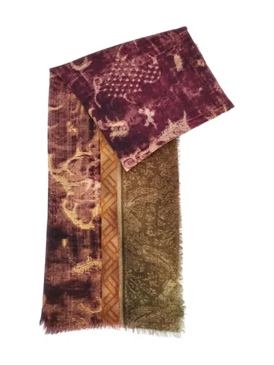 PIERRE-LOUIS MASCIA CASHMERE PRINTED SCARF