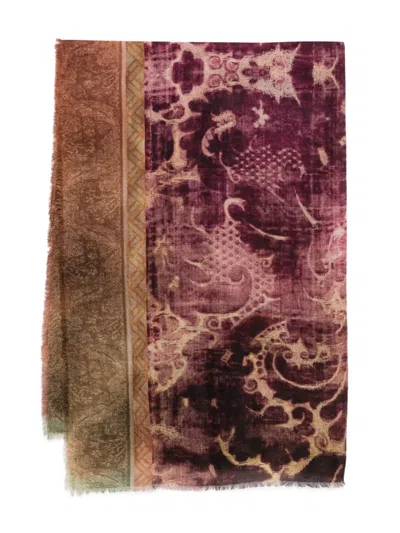 Pierre-louis Mascia Cashmere Scarf In Purple