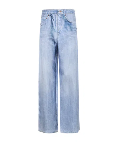 Pierre-louis Mascia Casual Pants With Belt Loops In Blue