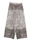 Pierre-louis Mascia Checked-pattern Trousers In Multi