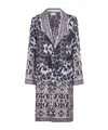 Pierre-louis Mascia Patterned Silk Coat In Multi