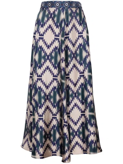 Pierre-louis Mascia Cialda Skirt In Blue