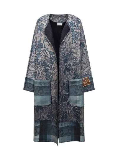 Pierre-louis Mascia Pancake Kimono In Blu