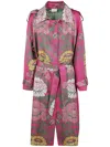 Pierre-louis Mascia Double Print Coat Clothing In Multicolour
