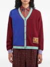 Pierre-louis Mascia Colour-block Panelled Cardigan In Multi