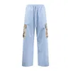 Pierre-louis Mascia Cotton Silk Blend Patchwork Pants