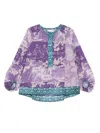 Pierre-louis Mascia Dante Tunic In Purple