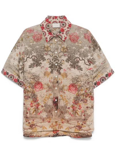 Pierre-louis Mascia Diomede Shirt In Neutrals