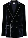 Pierre-louis Mascia Pierre Louis Mascia Double Breasted Jacket In Blue