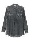 Pierre-louis Mascia Double-pocket Silk Shirt In Gray