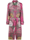 Pierre-louis Mascia Double Print Coat Clothing In Multi