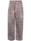 Pierre-louis Mascia Houndstooth Pleated Trousers In Multi