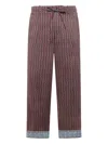 Pierre-louis Mascia Drawstring-waist Trousers In Red