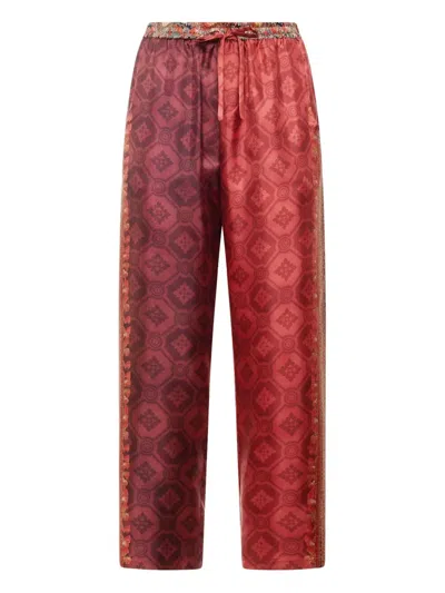 Pierre-louis Mascia Drawstring-waist Trousers In Red