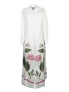 Pierre-louis Mascia Floral Chemisier White-pink Dress