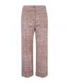 Pierre-louis Mascia Geometric-print Wool Trousers