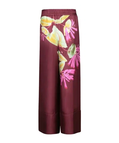 PIERRE-LOUIS MASCIA FLORAL-PRINT TROUSERS