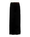 Pierre-louis Mascia Pierre Louis Mascia Silk Printed Trousers In Black